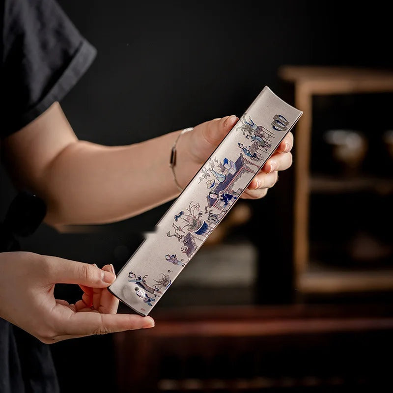 Zen Ceramic Incense Burner — Enamel Aromatherapy Holder