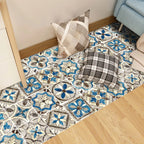 Retro Matte Tile Stickers — 10-Piece Self-Adhesive PVC Wall Decals