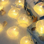 Ocean Shell LED Fairy Lights — Seahorse & Starfish String Lights