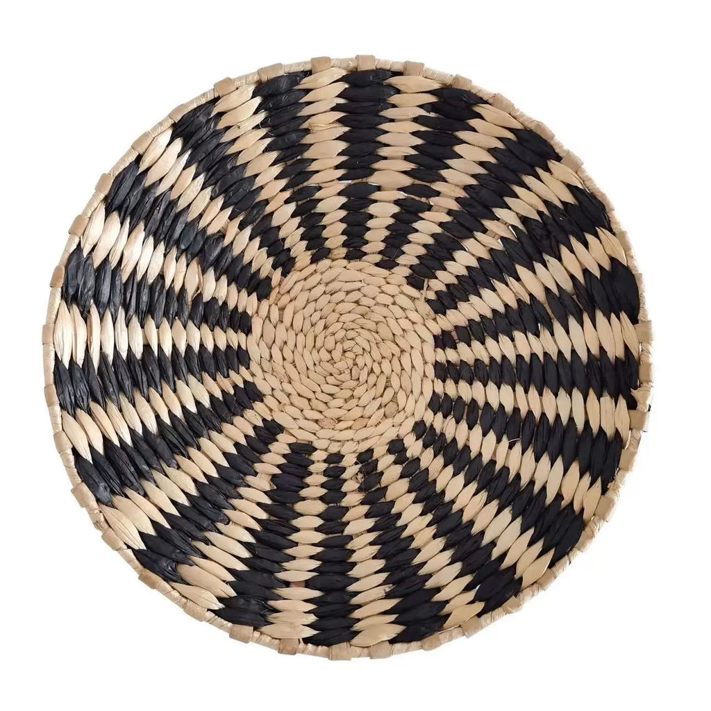 Boho Woven Wall Basket — Handcrafted Rattan Wall Décor