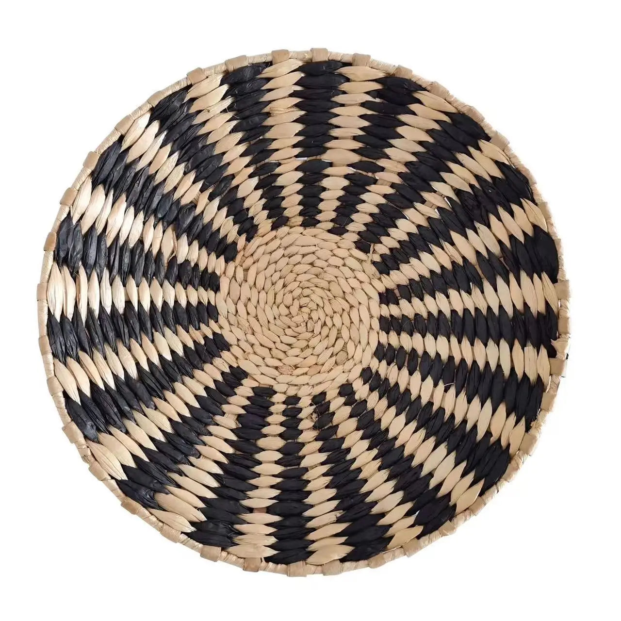 Boho Woven Wall Basket — Handcrafted Rattan Wall Décor