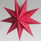 Hollow Star Paper Lantern — Hanging Star Pendant for Christmas & Eid