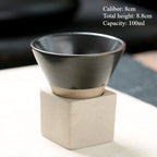 Japanese Pottery Tea Cup — Rustic Ceramic Coffee Mug