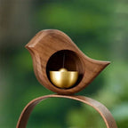 Japanese Landscape Wooden Wind Chime — Magnetic Doorbell & Entrance Bell