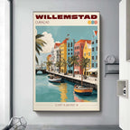 Vintage Havana, Cuba Travel Poster Canvas Print — Latin Heritage Wall Art