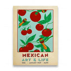 Mexican Folk Art Canvas Print — Vintage-Style Wall Art Poster