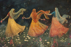 Mughal Woman Portrait — Vintage Indian Canvas Wall Art