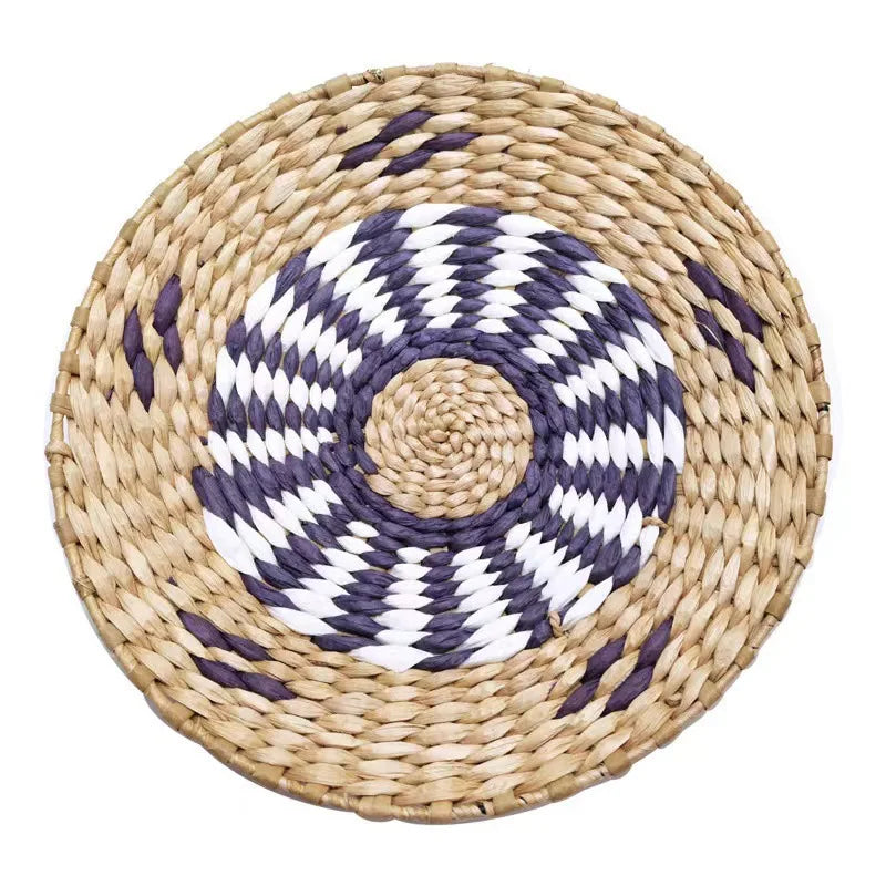 Boho Woven Wall Basket — Handcrafted Rattan Wall Décor