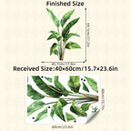 Tropical Leaves Wall Decal — Peel & Stick Vinyl Stickers