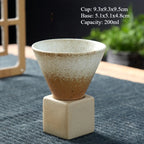 Japanese Pottery Tea Cup — Rustic Ceramic Coffee Mug