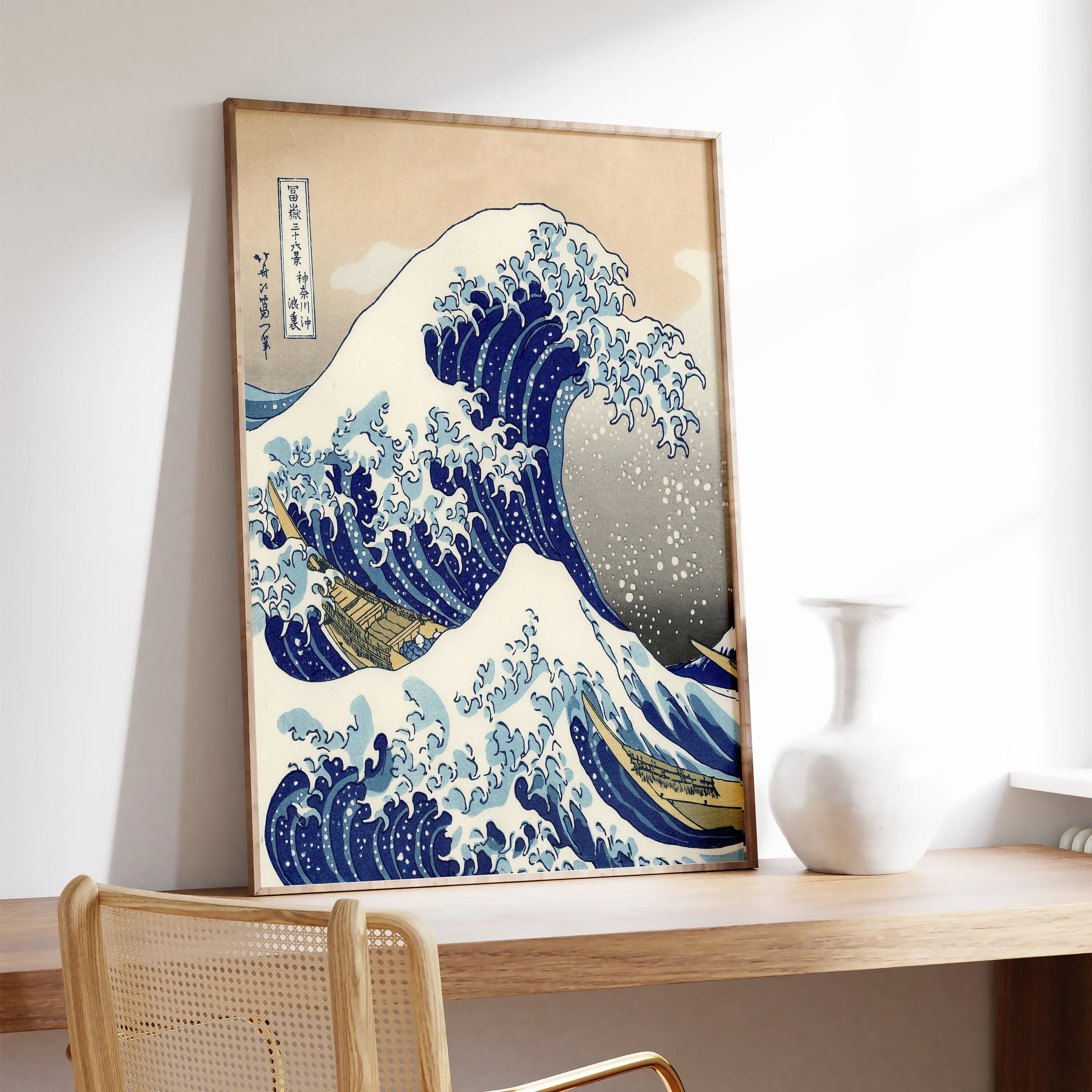 Japanese Prints Woodblock Art Minimal Wall Decor Kanagawa Print Hokusai Prints Great Wave Print The Great Wave Vintage Art Gift
