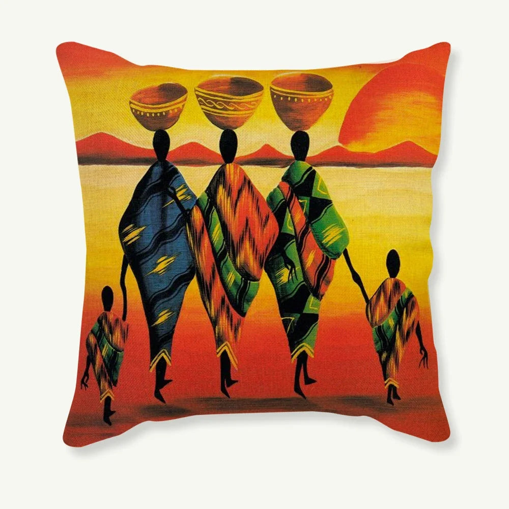 African Heritage Cushion Cover — Decorative Throw Pillow