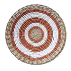 Boho Woven Wall Basket — Handcrafted Rattan Wall Décor