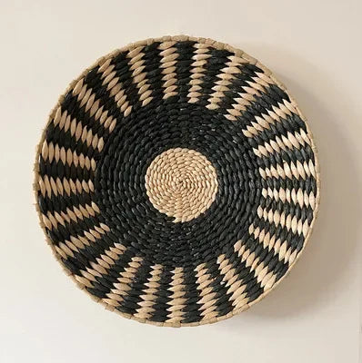 Boho Woven Wall Basket — Natural Fiber Wall Décor, 33 Designs