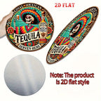 Day of the Dead Sugar Skull — Vintage Tin Sign