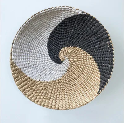 Boho Woven Wall Basket — Natural Fiber Wall Décor, 33 Designs