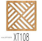 Japanese Wooden Room Divider — Hollow Screen Partition Panels