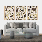 Ancient Terracotta Tribal Wall Art — Large Canvas Print