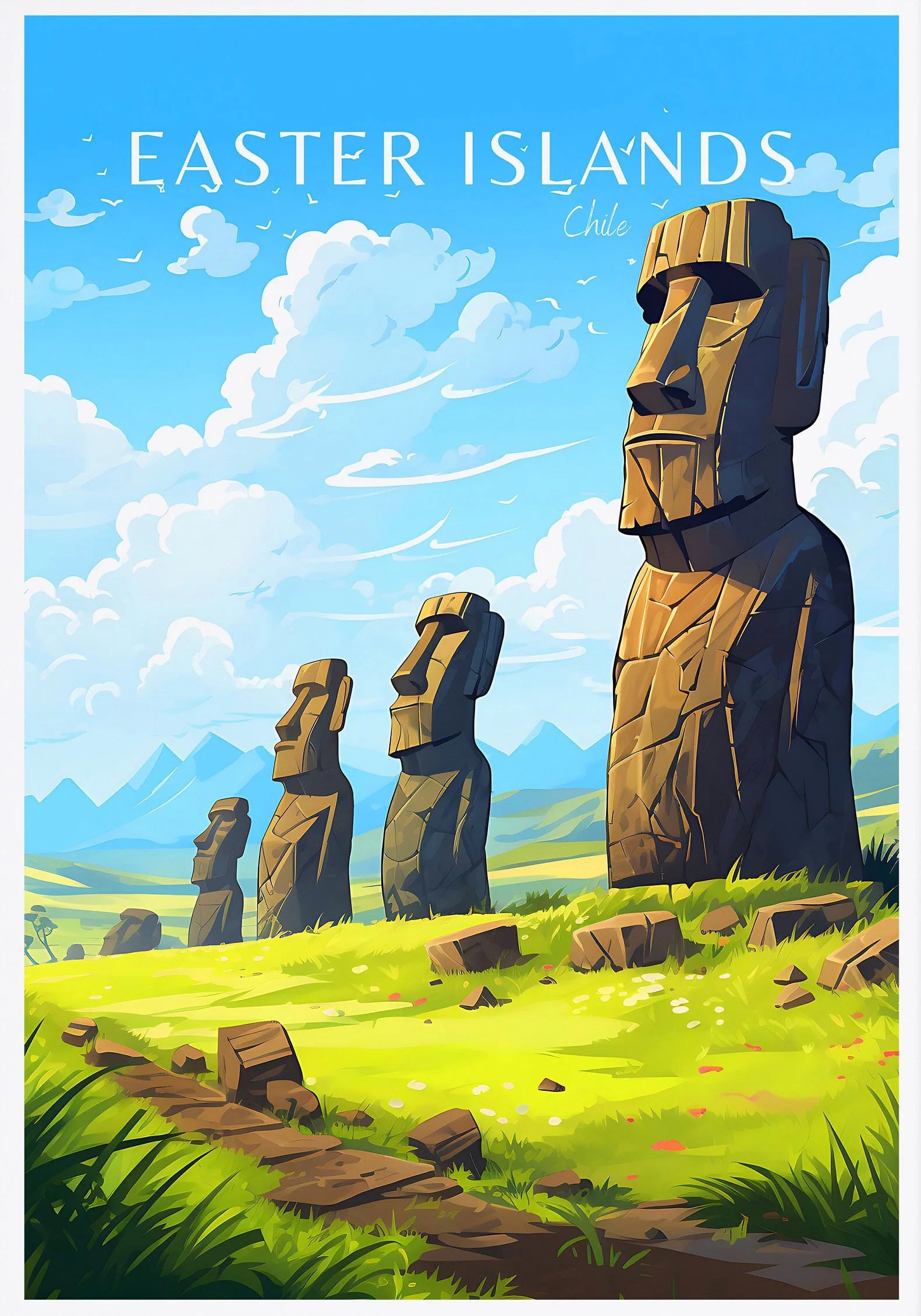 Peru, Cuba & Caribbean Travel Poster Canvas Print — Latin Heritage Wall Art