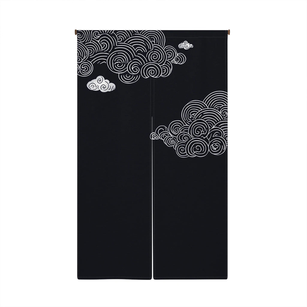 Lucky Cat Noren Door Curtain — Japanese Kitchen Partition