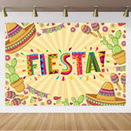 Mexican Carnival Party Banner — Fiesta Photo Backdrop