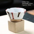 Japanese Pottery Tea Cup — Rustic Ceramic Coffee Mug