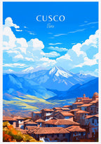 Peru, Cuba & Caribbean Travel Poster Canvas Print — Latin Heritage Wall Art