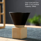 Japanese Pottery Tea Cup — Rustic Ceramic Coffee Mug