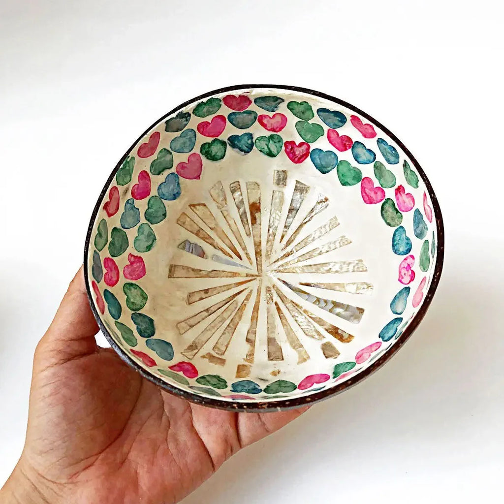 Capiz-Inspired Coconut Shell Bowl — Handmade Filipino Storage &amp; Décor