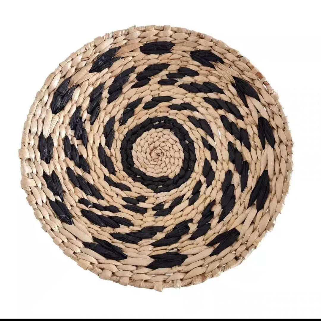 Boho Woven Wall Basket — Handcrafted Rattan Wall Décor