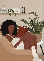 Flower Crown — African Woman Canvas Print