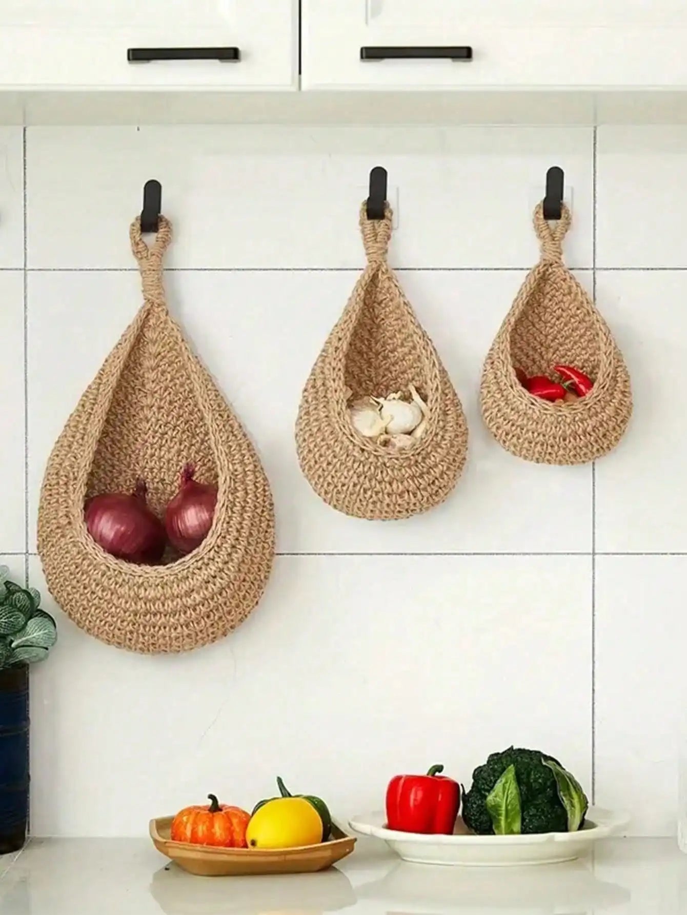 Woven Basket Wall Planter — Filipino-Inspired Hanging Décor