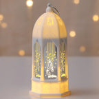 Eid Mubarak Moon LED Candle Lantern — Ramadan & Eid Al-Adha Décor