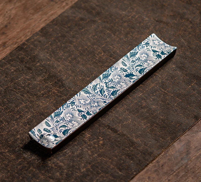 Zen Ceramic Incense Burner — Handmade Enamel Aromatherapy Holder