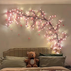 Cherry Blossom Branch LED Fairy Lights — USB Powered