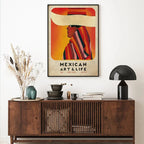 Mexican Art & Life Vintage Poster — 1938 Magazine Cover Canvas Print