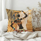 African Tribal Elephant Cushion Cover
