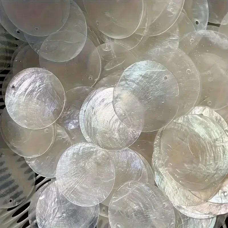 Natural Capiz Shells — Filipino Craft Supply for Décor & Wind Chimes