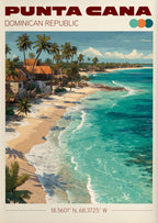 Vintage Havana, Cuba Travel Poster Canvas Print — Latin Heritage Wall Art