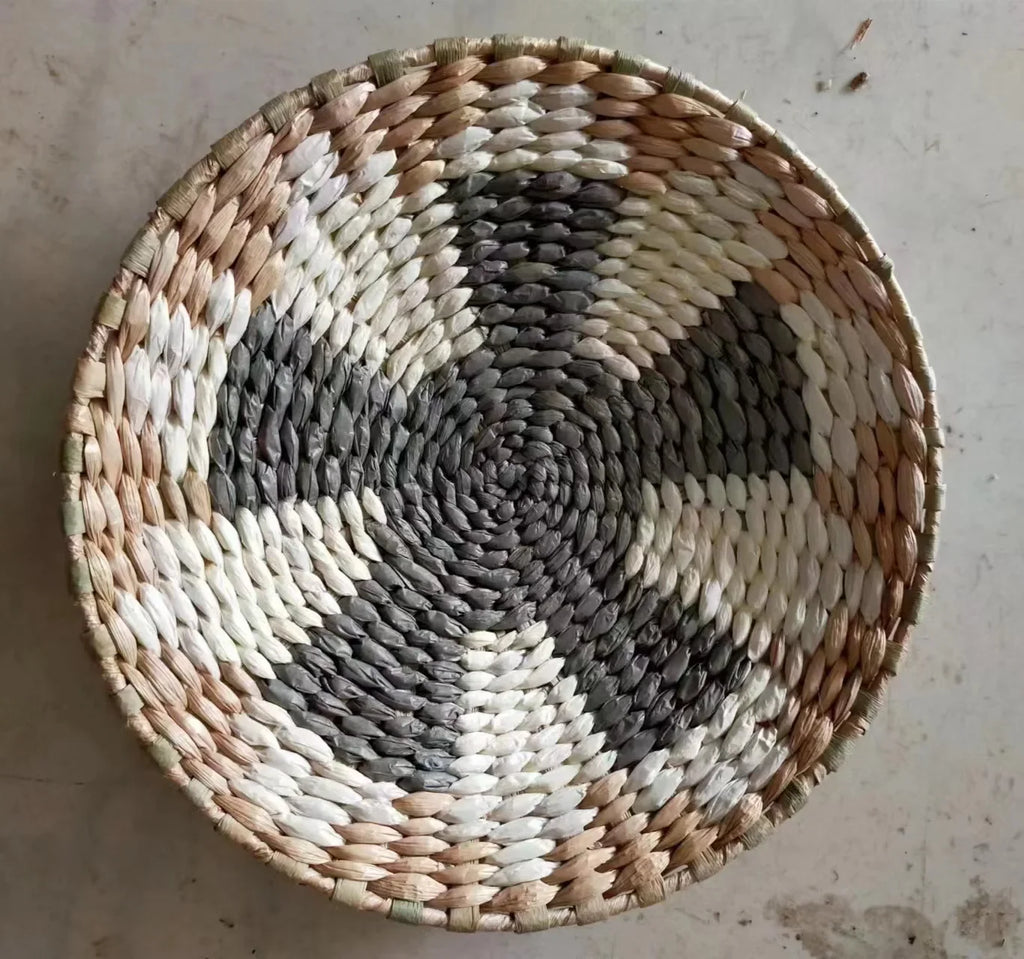 Boho Woven Wall Basket — Natural Fiber Wall Décor, 33 Designs