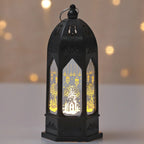 Eid Mubarak Moon LED Candle Lantern — Ramadan & Eid Al-Adha Décor