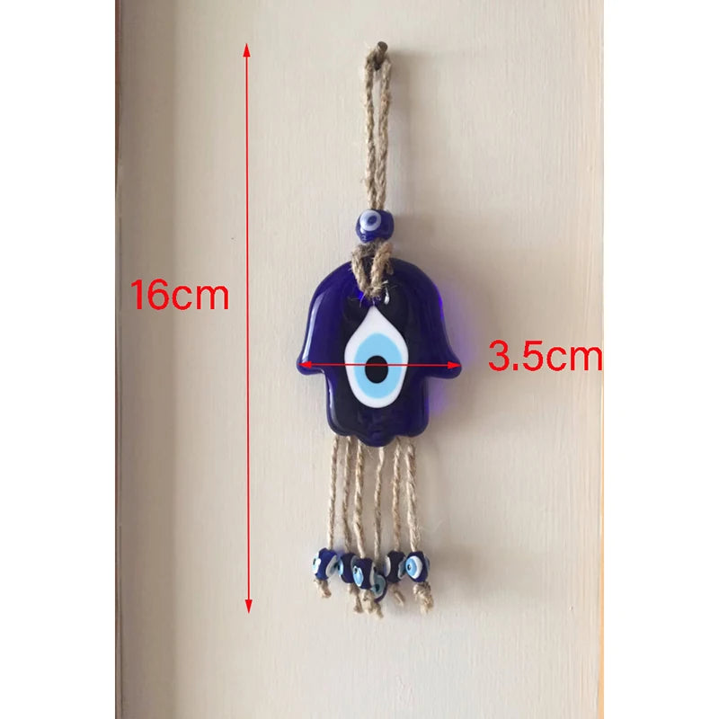 Hamsa Hand of Fatima Wall Hanging — Moroccan Khamsa Home Décor