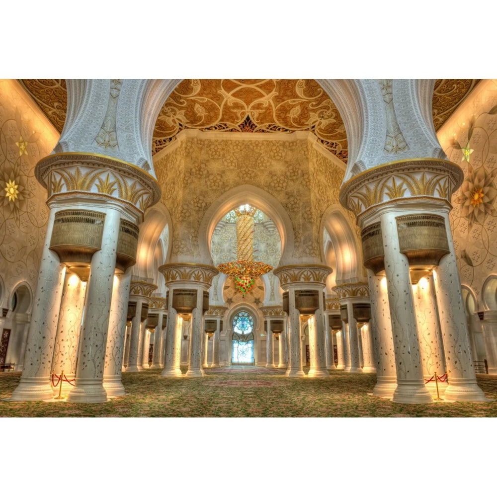 Moroccan Palace Arch Wall Backdrop — Moroccan Architecture Wall Hanging