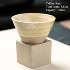 Japanese Pottery Tea Cup — Rustic Ceramic Coffee Mug