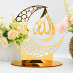 Ramadan & Eid Acrylic Tabletop Ornament – Islamic Home Décor Stand