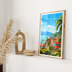 Peru, Cuba & Caribbean Travel Poster Canvas Print — Latin Heritage Wall Art