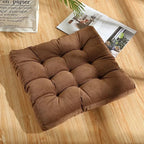 Square Floor Meditation Pillow — Tufted Yoga & Seating Cushion