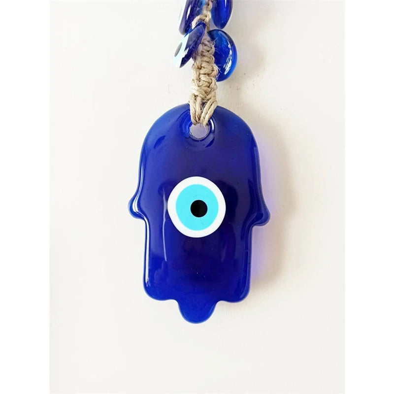 Hamsa Hand of Fatima Wall Hanging — Moroccan Khamsa Home Décor