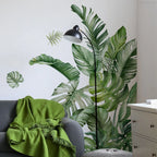 Tropical Leaves Wall Decal — Peel & Stick Vinyl Stickers
