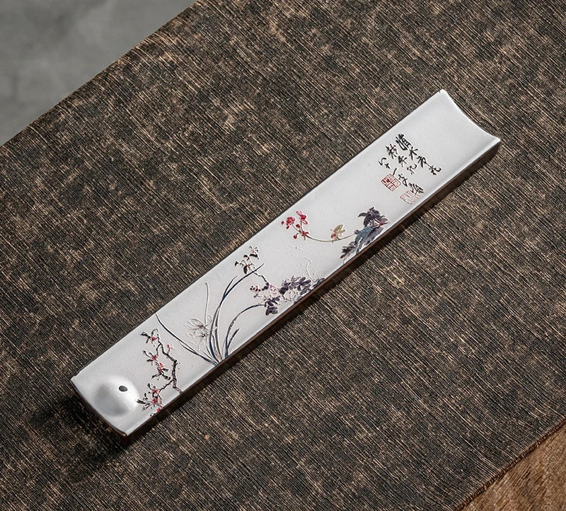 Zen Ceramic Incense Insert Enamel Handmade Thread Incense Burner  Home/study/office/tea Room/Yoga Room Aromatherapy Supplies